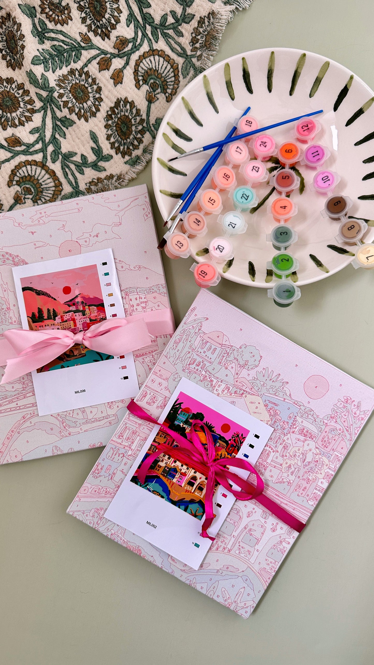 Florence - MINI CANVAS - Adult Paint By Numbers