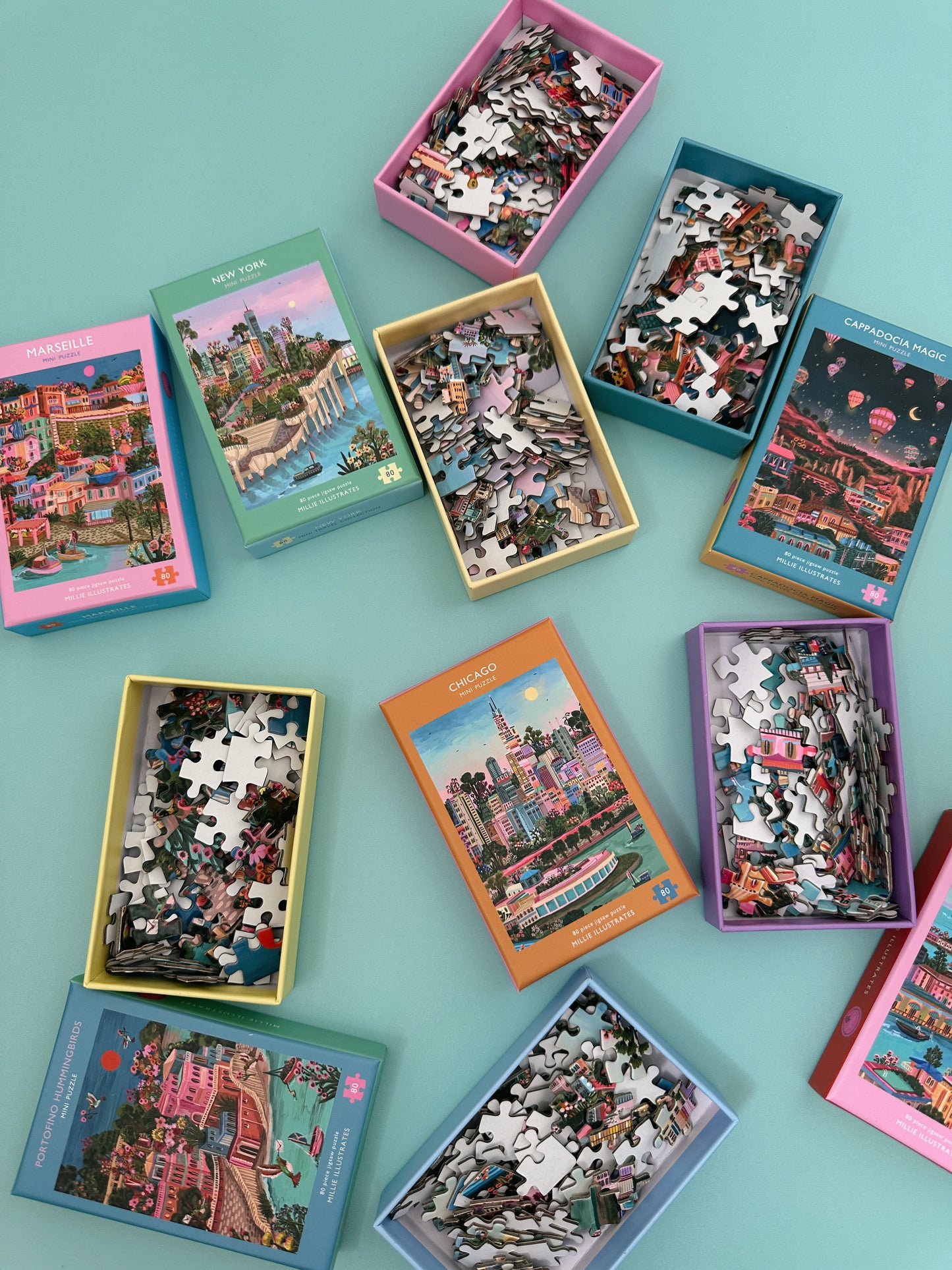 Portofino Hummingbirds Mini Puzzle