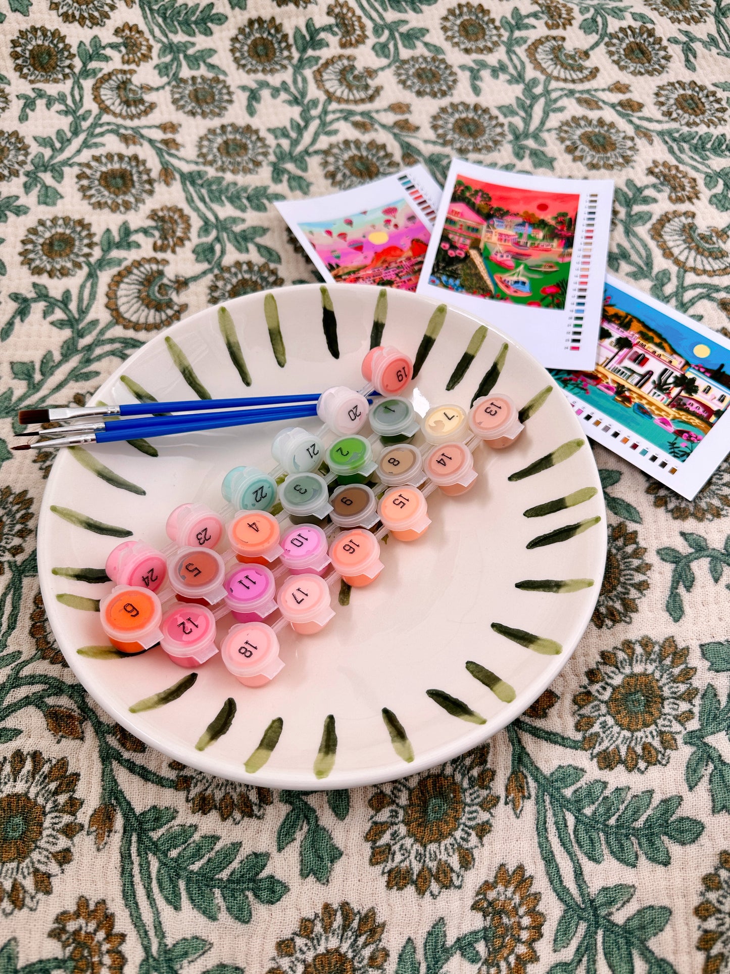 Amalfi Coast - MINI CANVAS - Adult Paint By Numbers