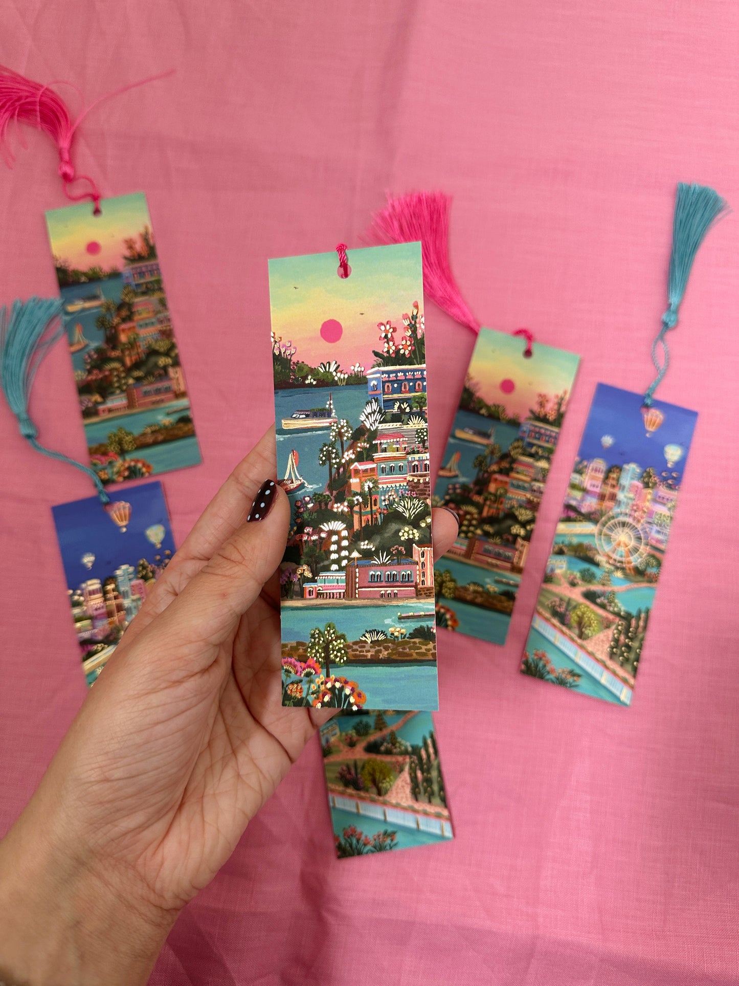 Travel Gold Foil Premium Bookmark (Set of 2)