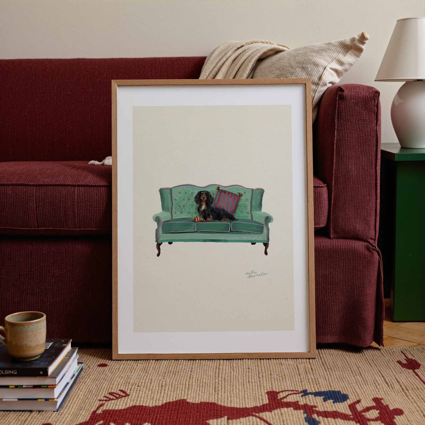 Black and Tan Long Haired Dachshund