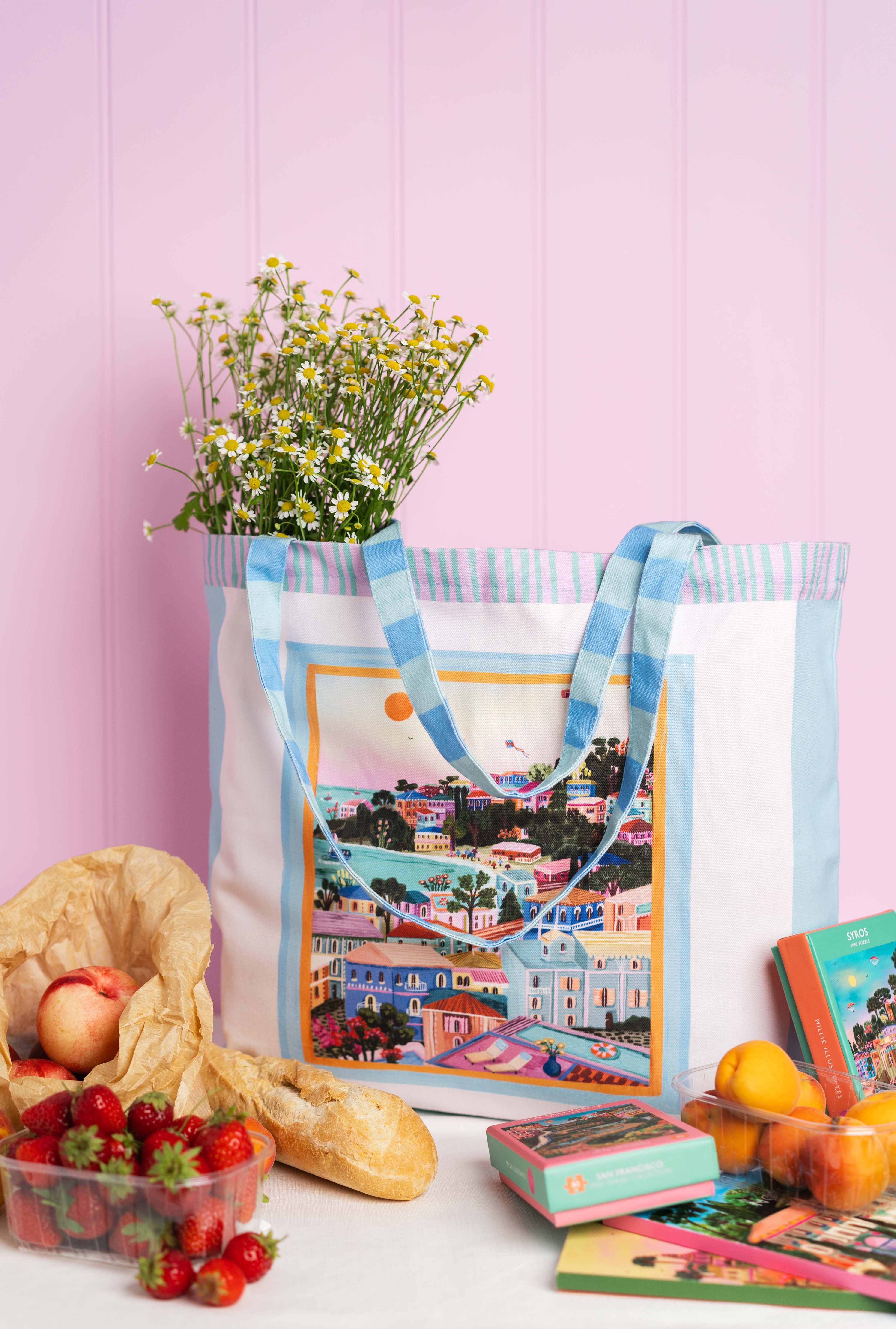 Skiathos Travel Tote
