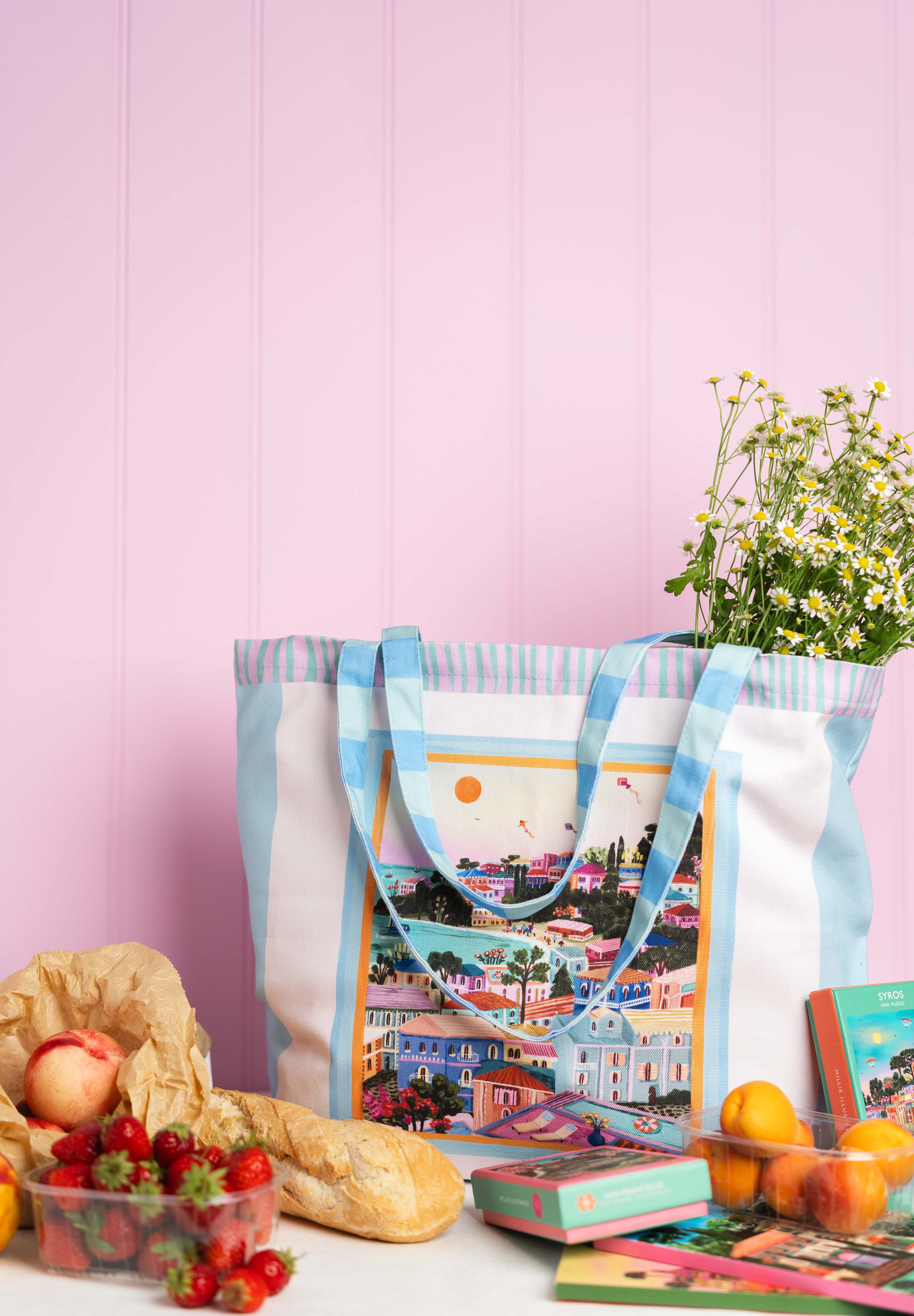 Skiathos Travel Tote