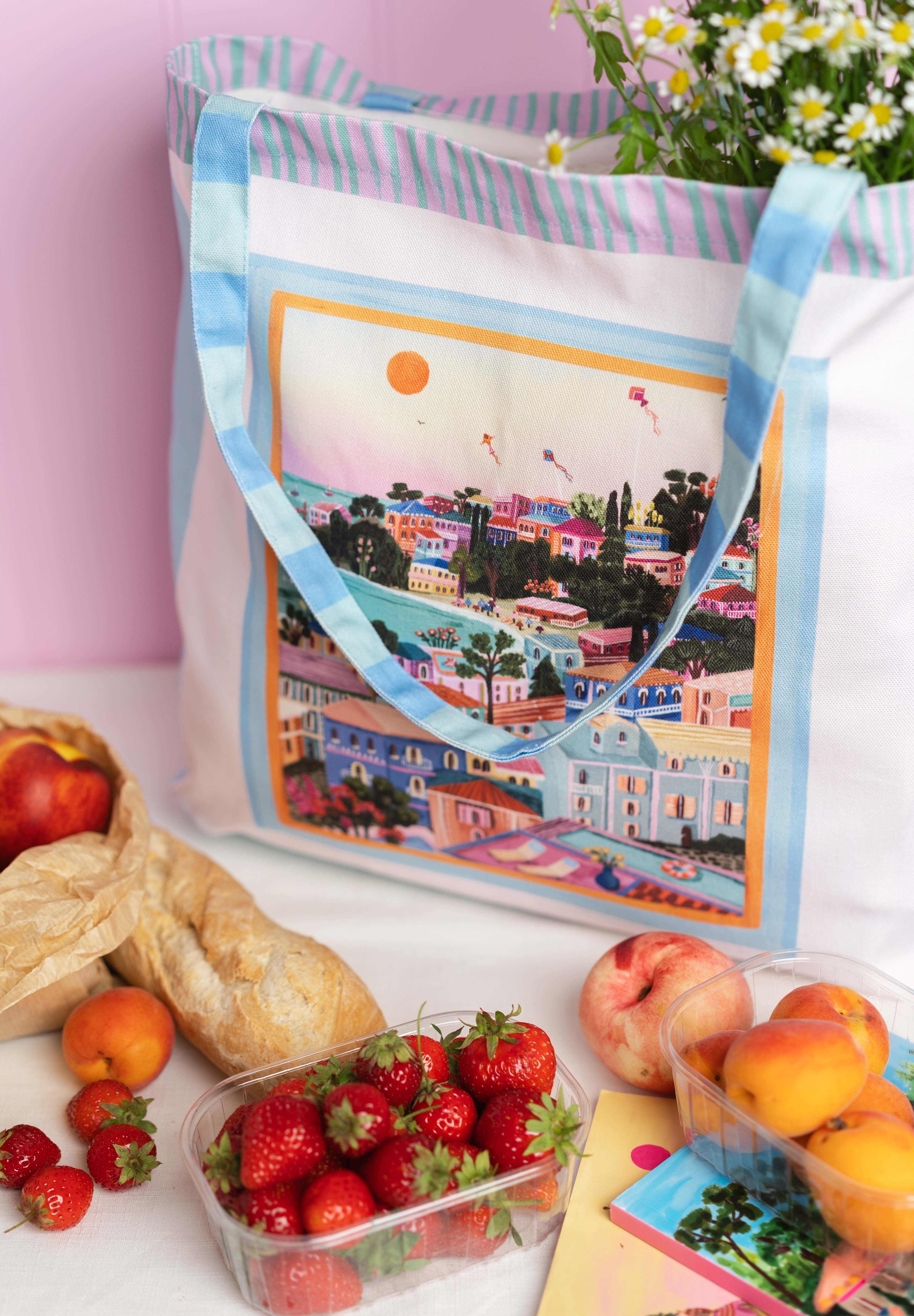 Skiathos Travel Tote