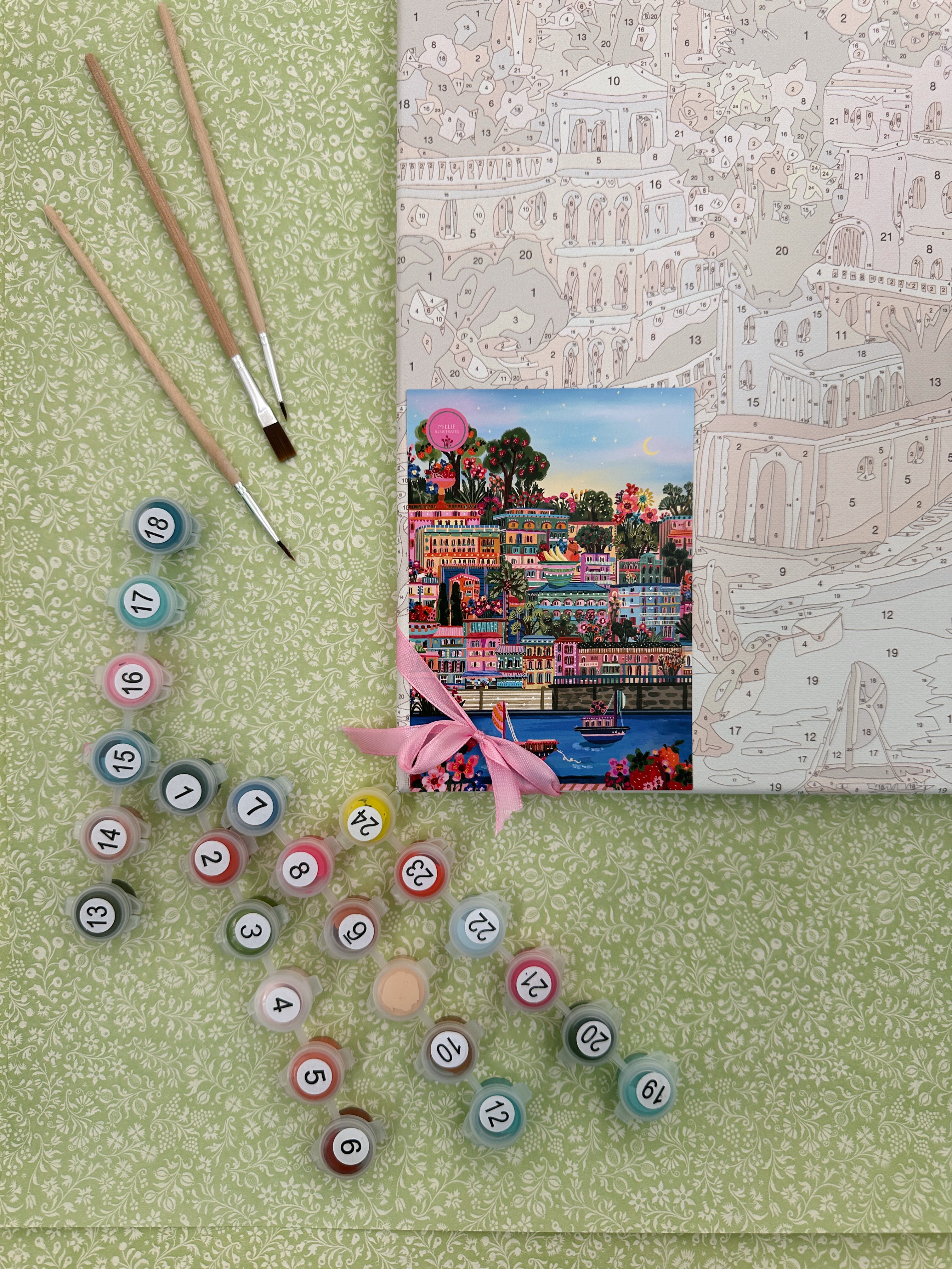 Port De Soller (Mallorca) - Adult Paint By Numbers Kit