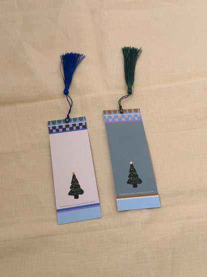 Christmas Gold Foil Premium Bookmark (Set of 2)