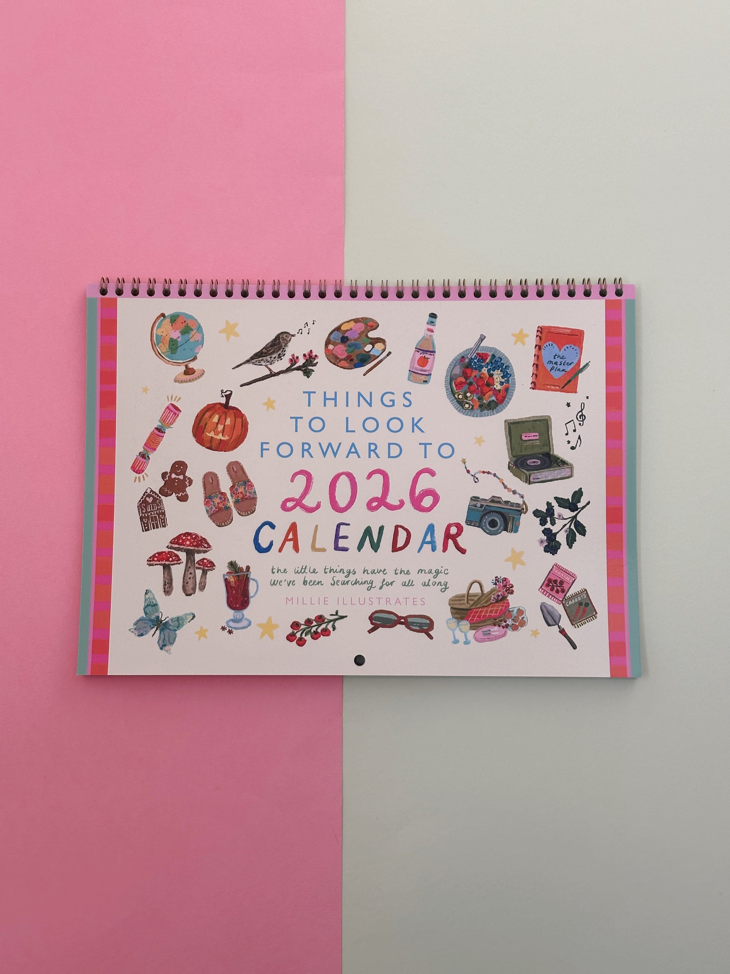 2026 "things to look forward to" A4 calendar