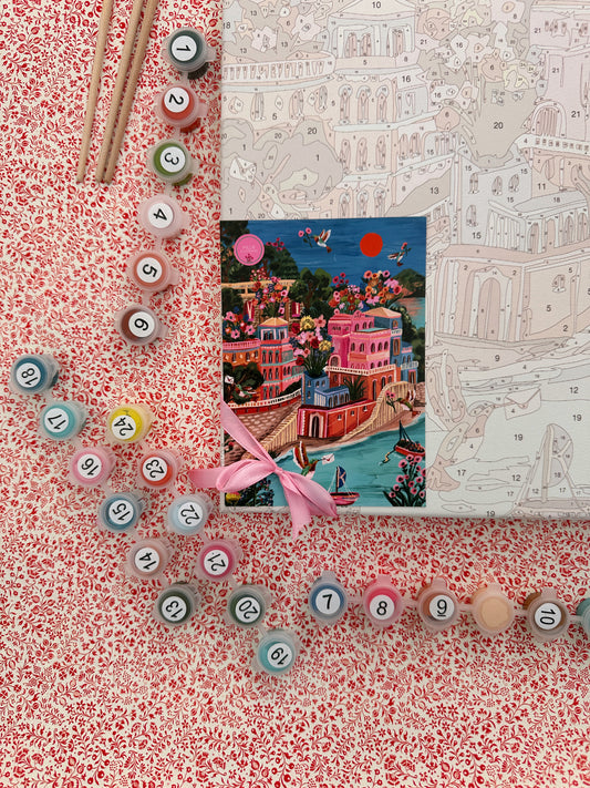 Portofino Hummingbirds - Adult Paint By Numbers Kit (Copy)