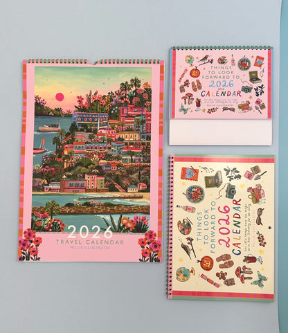 2026 "things to look forward to" A4 calendar