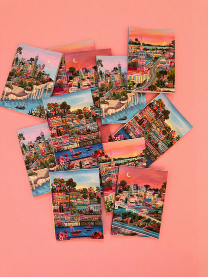 Set of 4 MINI Notebooks