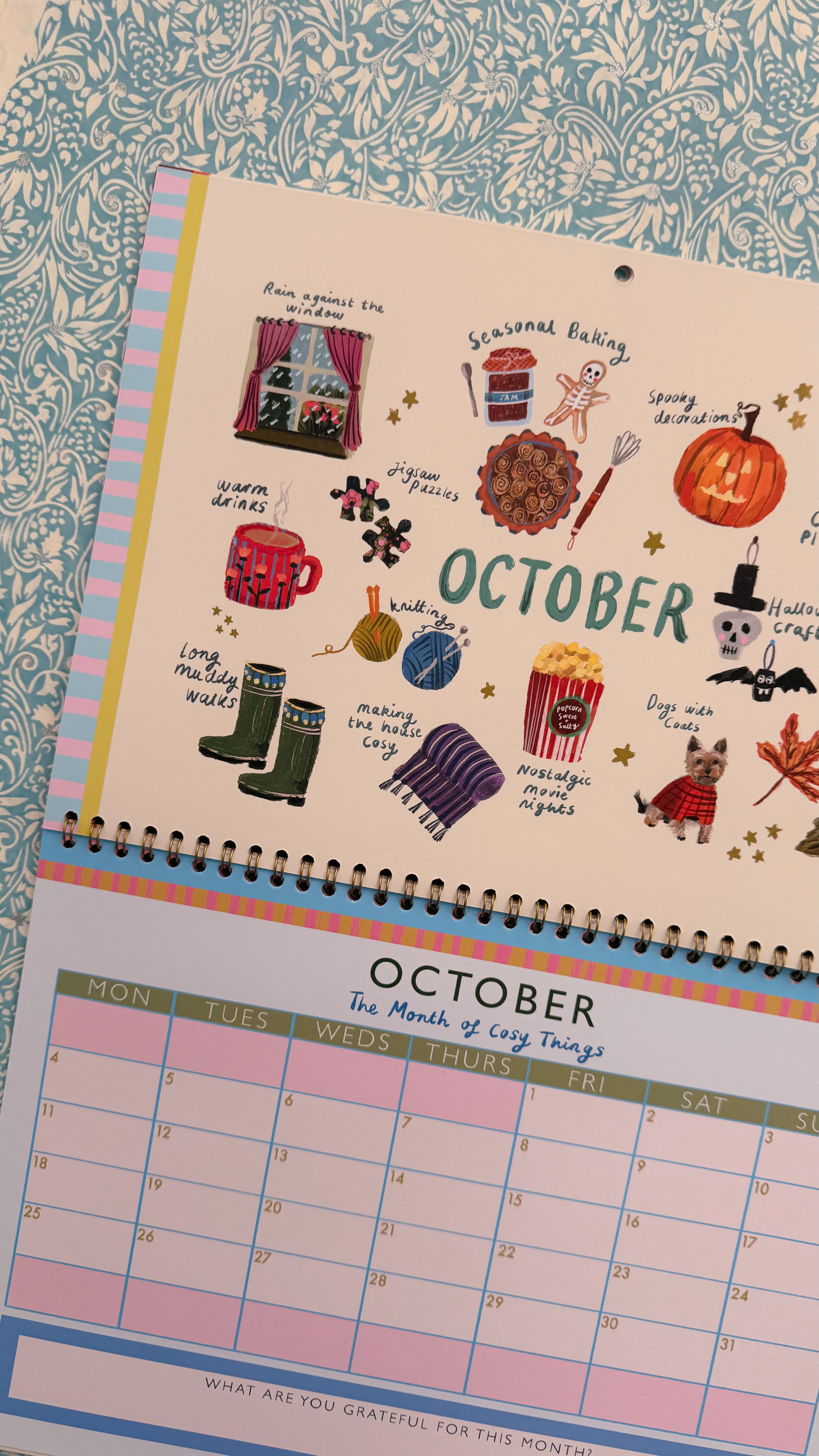 2027 "things to look forward to" A4 calendar