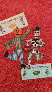 Silly Paper Puppet - Pumpkin Man