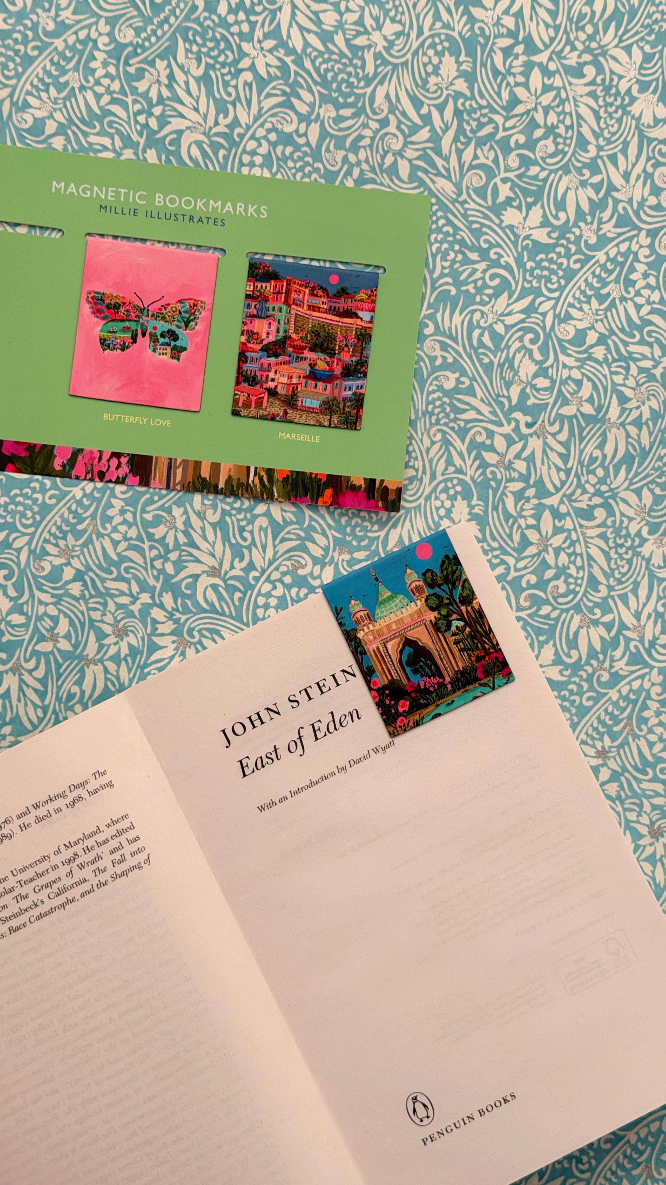 Magnetic Bookmarks - the Edith set