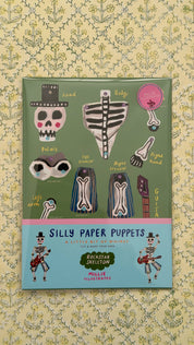 Silly Paper Puppet - Rockstar Skeleton
