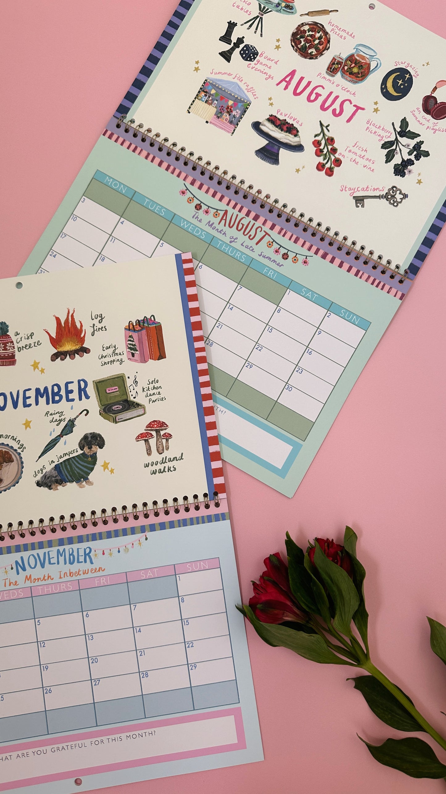 2026 "things to look forward to" A4 calendar