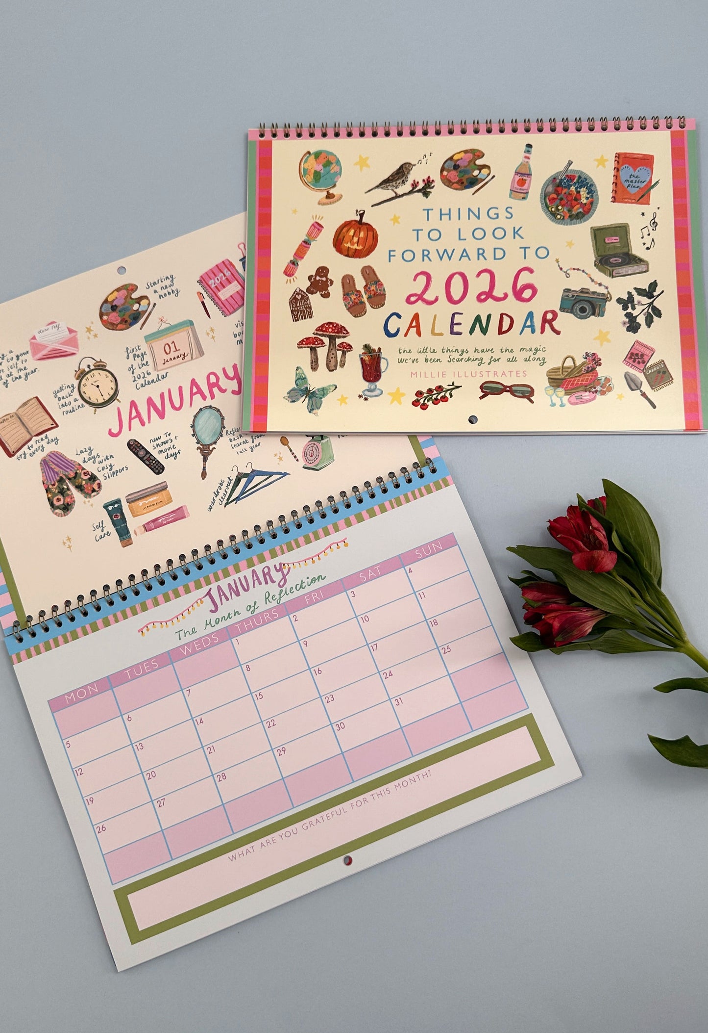 2026 "things to look forward to" A4 calendar