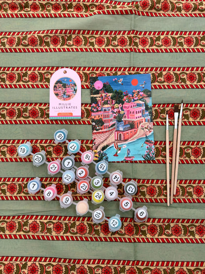 Portofino Hummingbirds - Adult Paint By Numbers Kit (Copy)