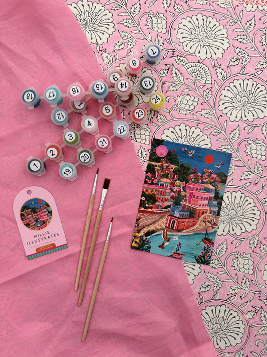 Portofino Hummingbirds - Adult Paint By Numbers Kit (Copy)