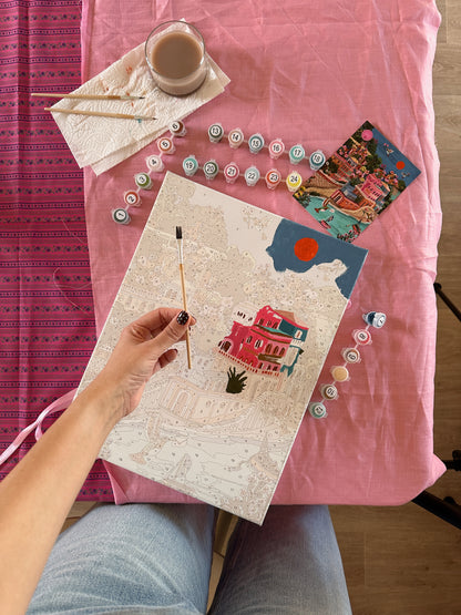 Port De Soller (Mallorca) - Adult Paint By Numbers Kit