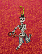 Silly Paper Puppet - Rockstar Skeleton