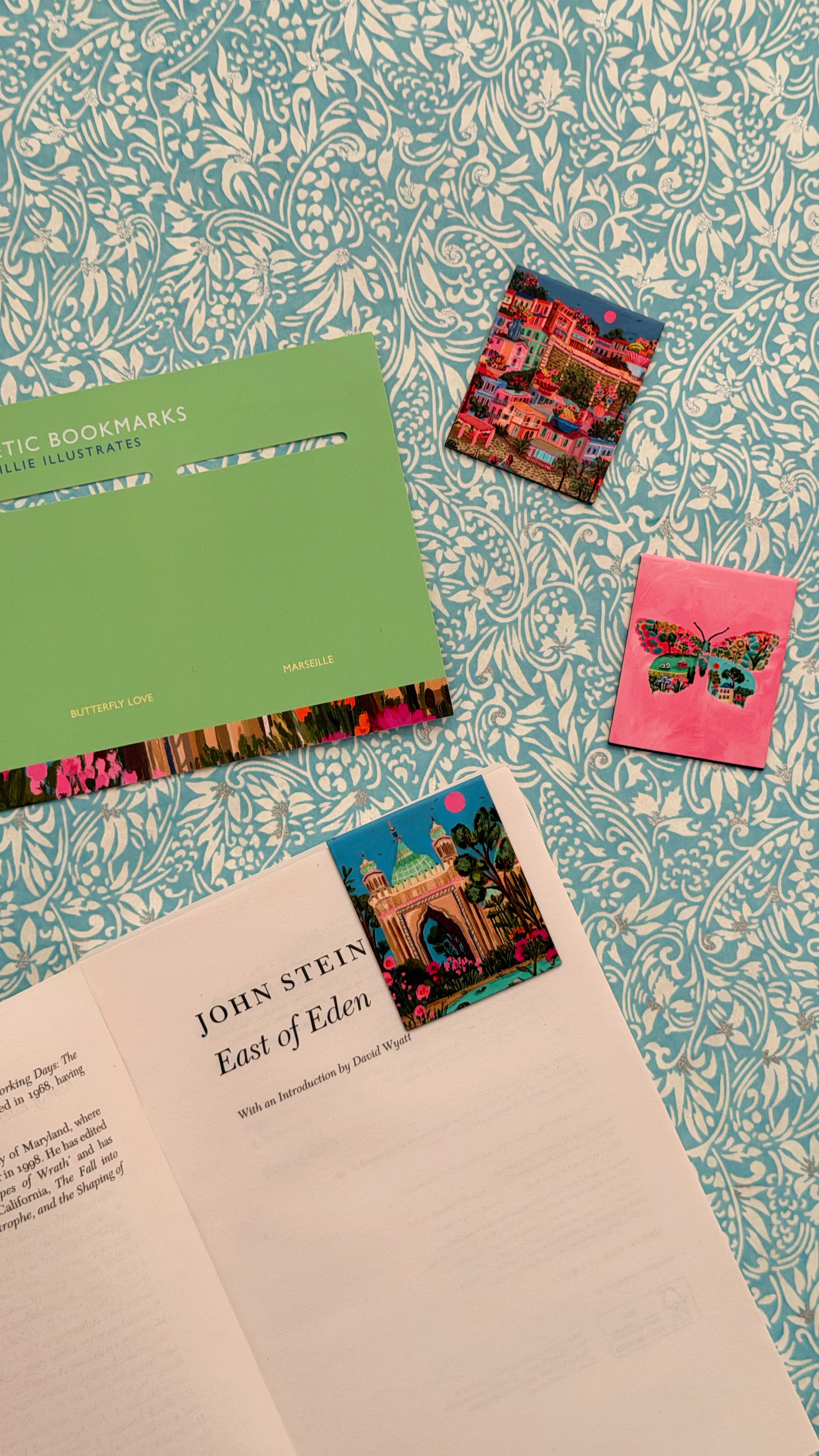 Magnetic Bookmarks - the Edith set