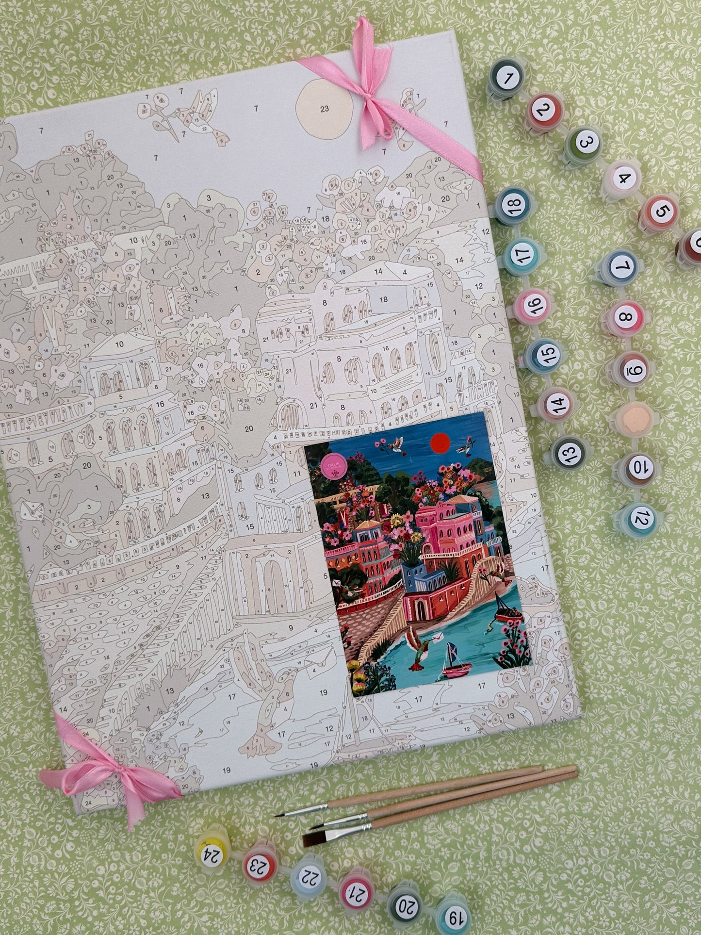 Portofino Hummingbirds - Adult Paint By Numbers Kit (Copy)