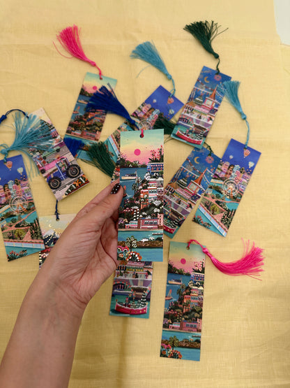 Travel Gold Foil Premium Bookmark (Set of 2)