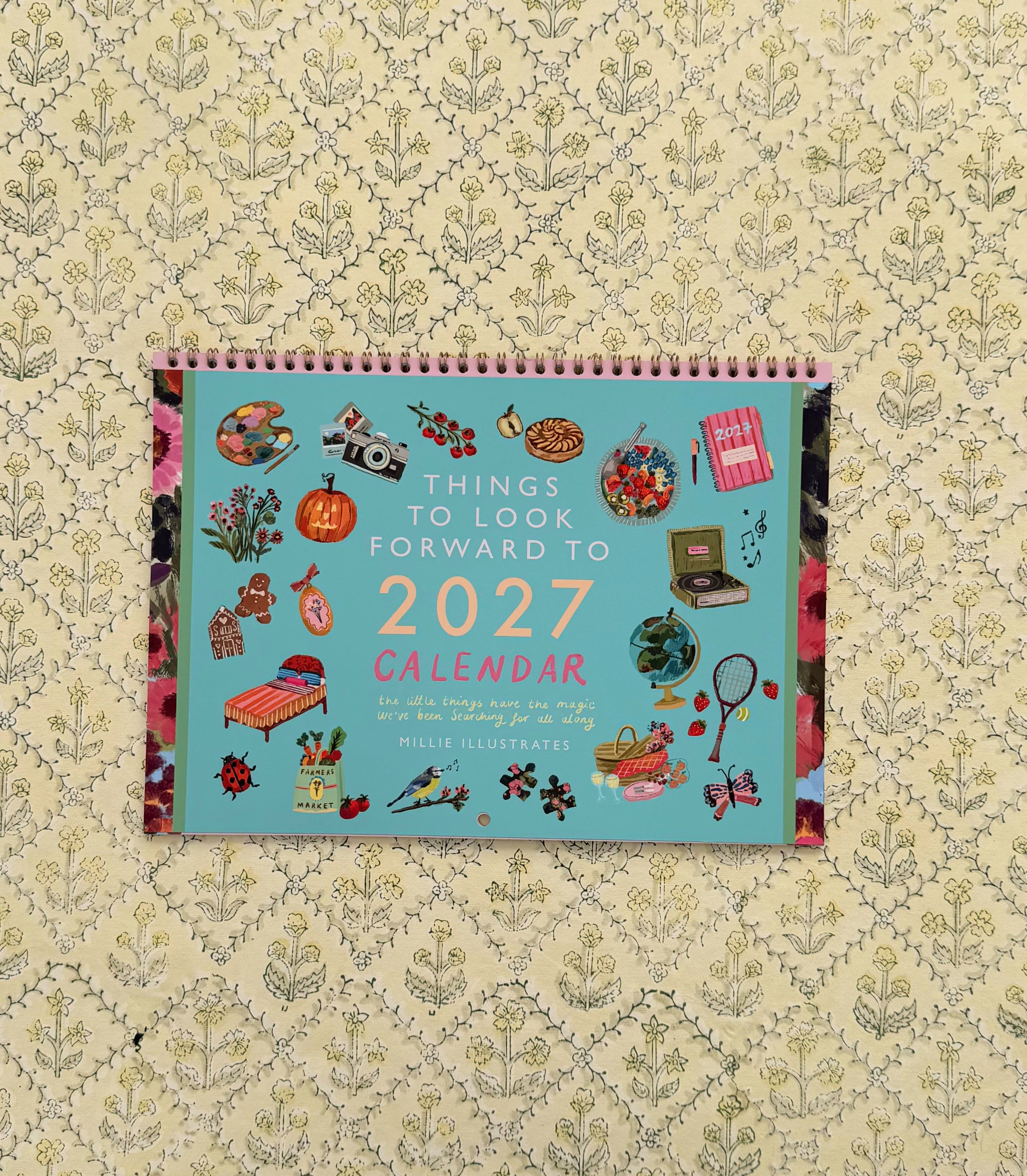 2027 "things to look forward to" A4 calendar