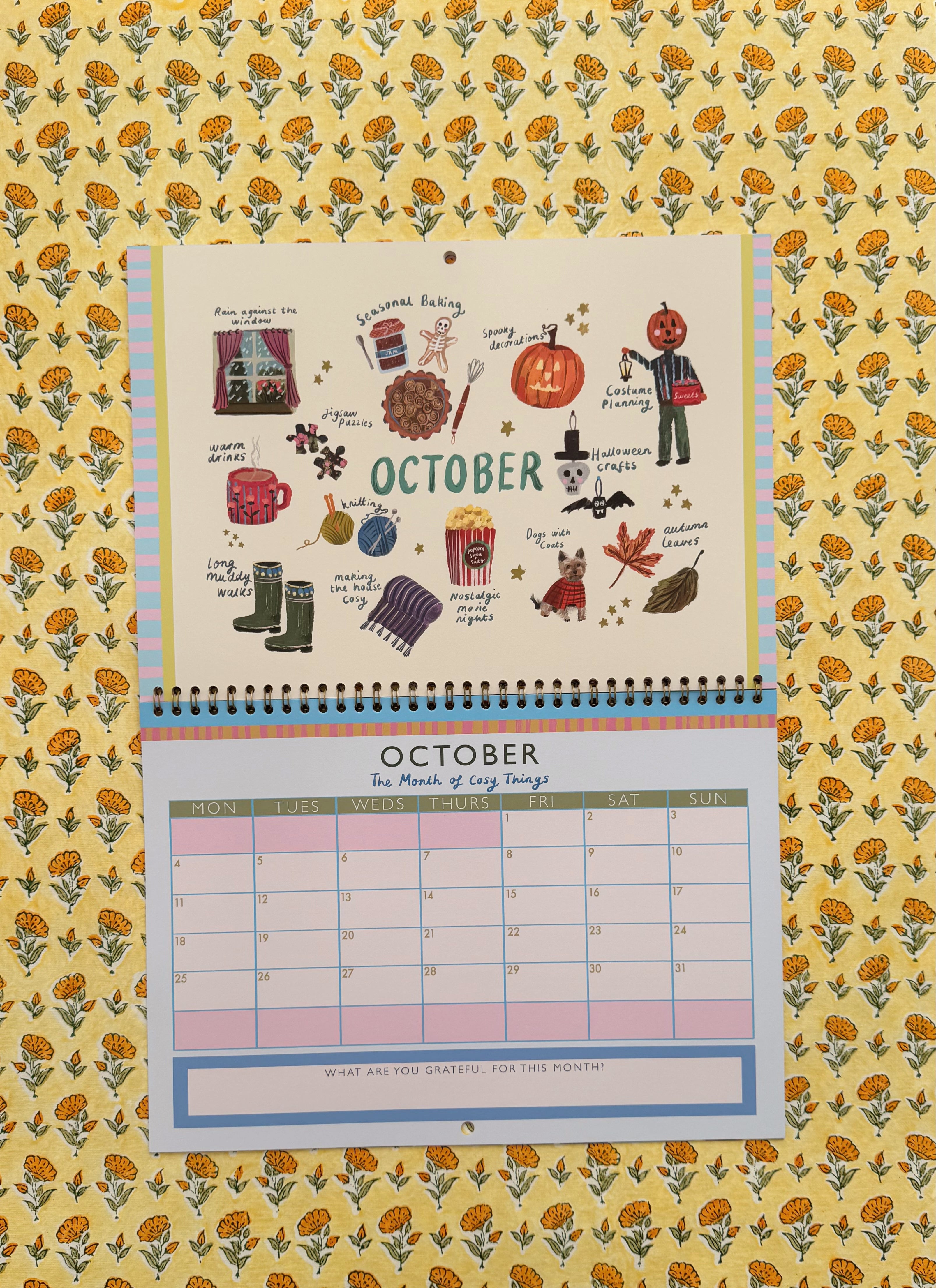 2027 "things to look forward to" A4 calendar