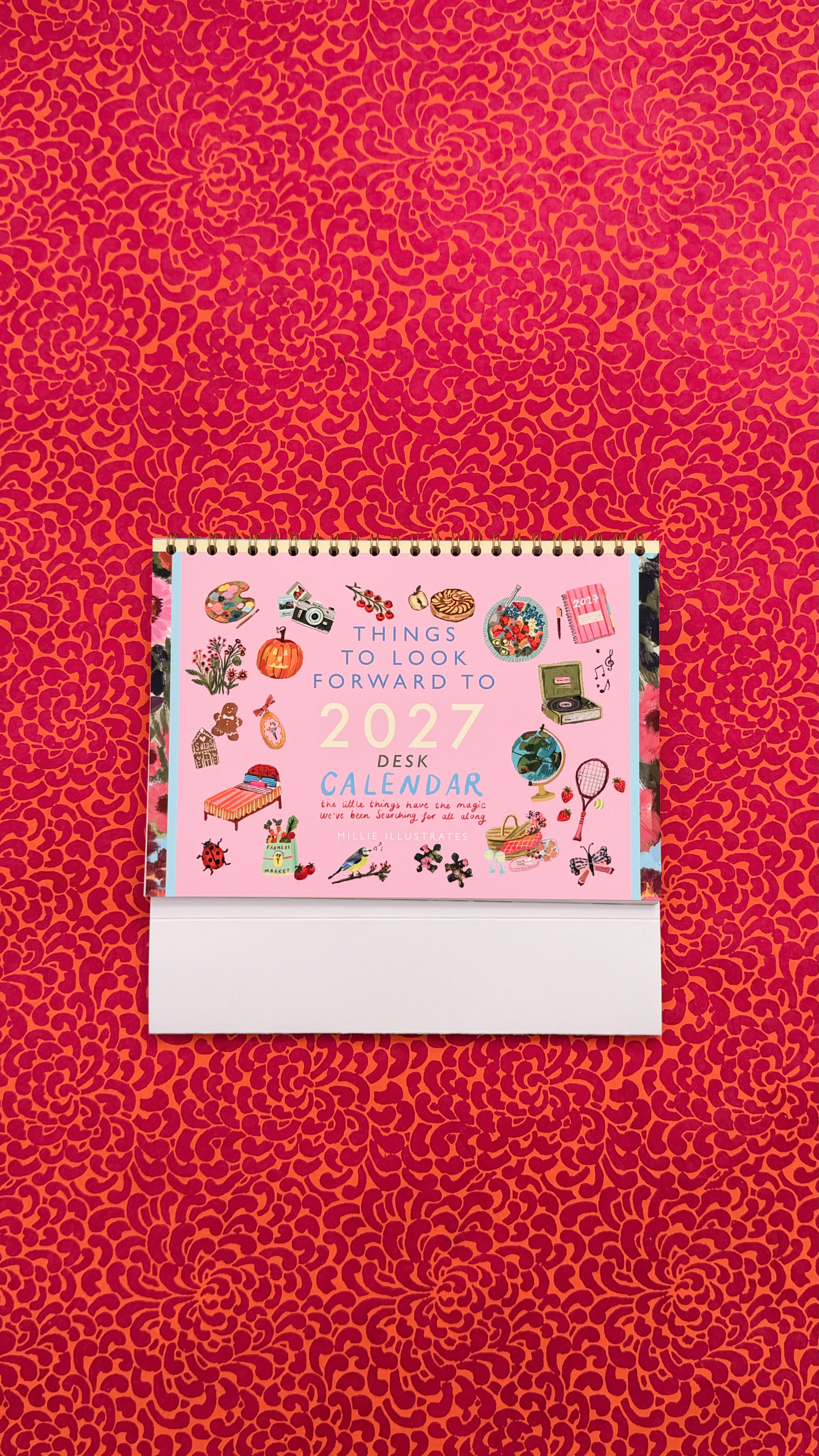 2027 "things to look forward to" Desk Calendar