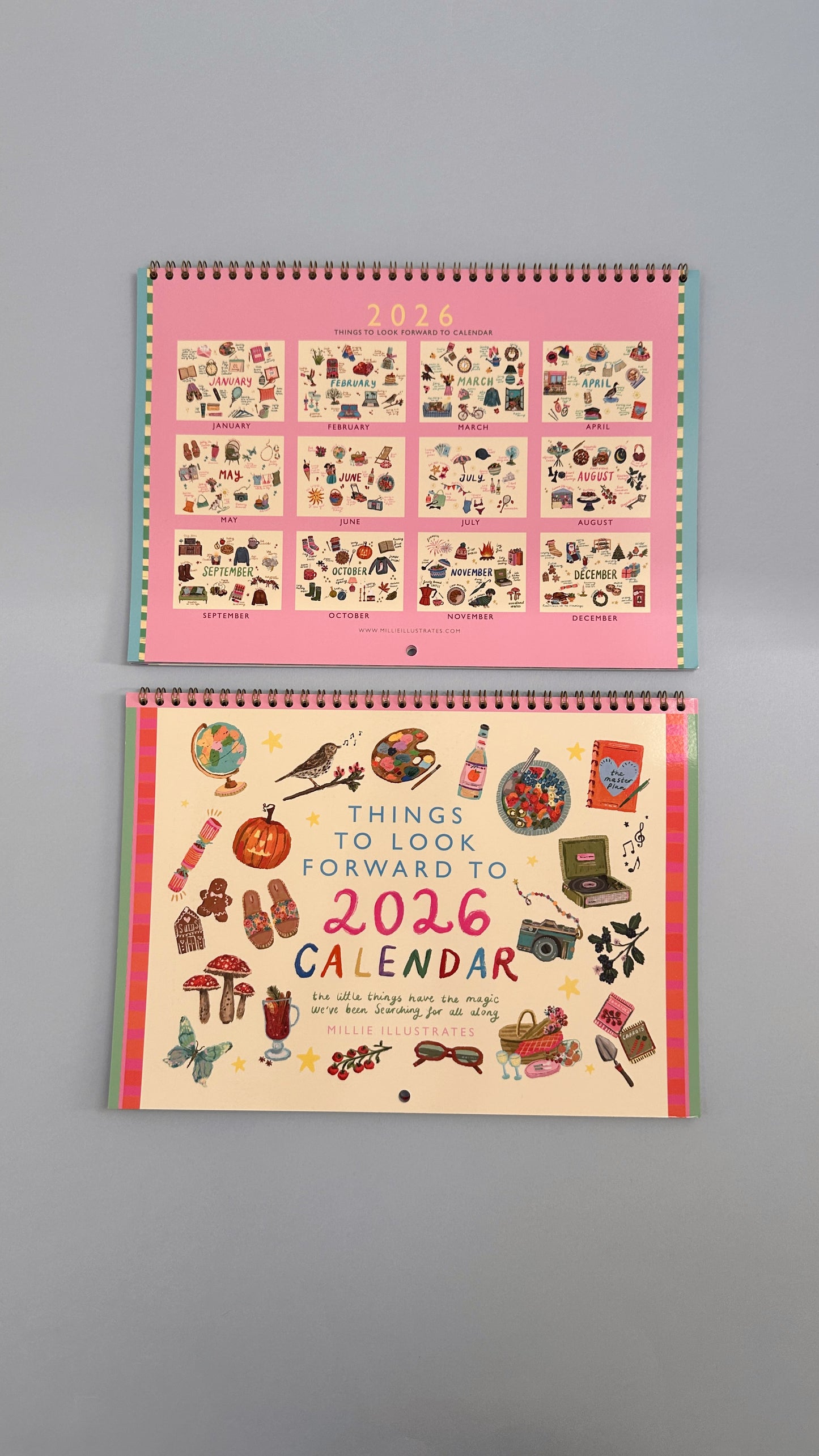 2026 "things to look forward to" A4 calendar