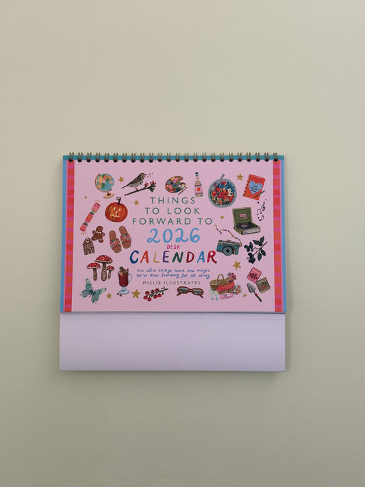 2026 "things to look forward to" Desk Calendar
