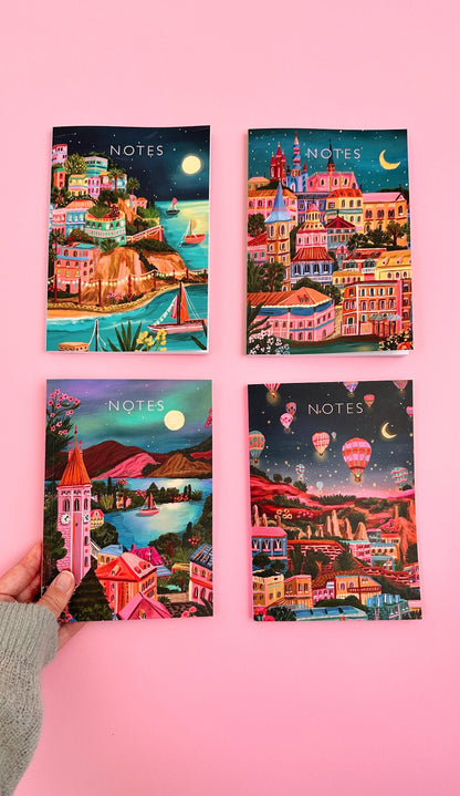 Switzerland Under Stars Notebook