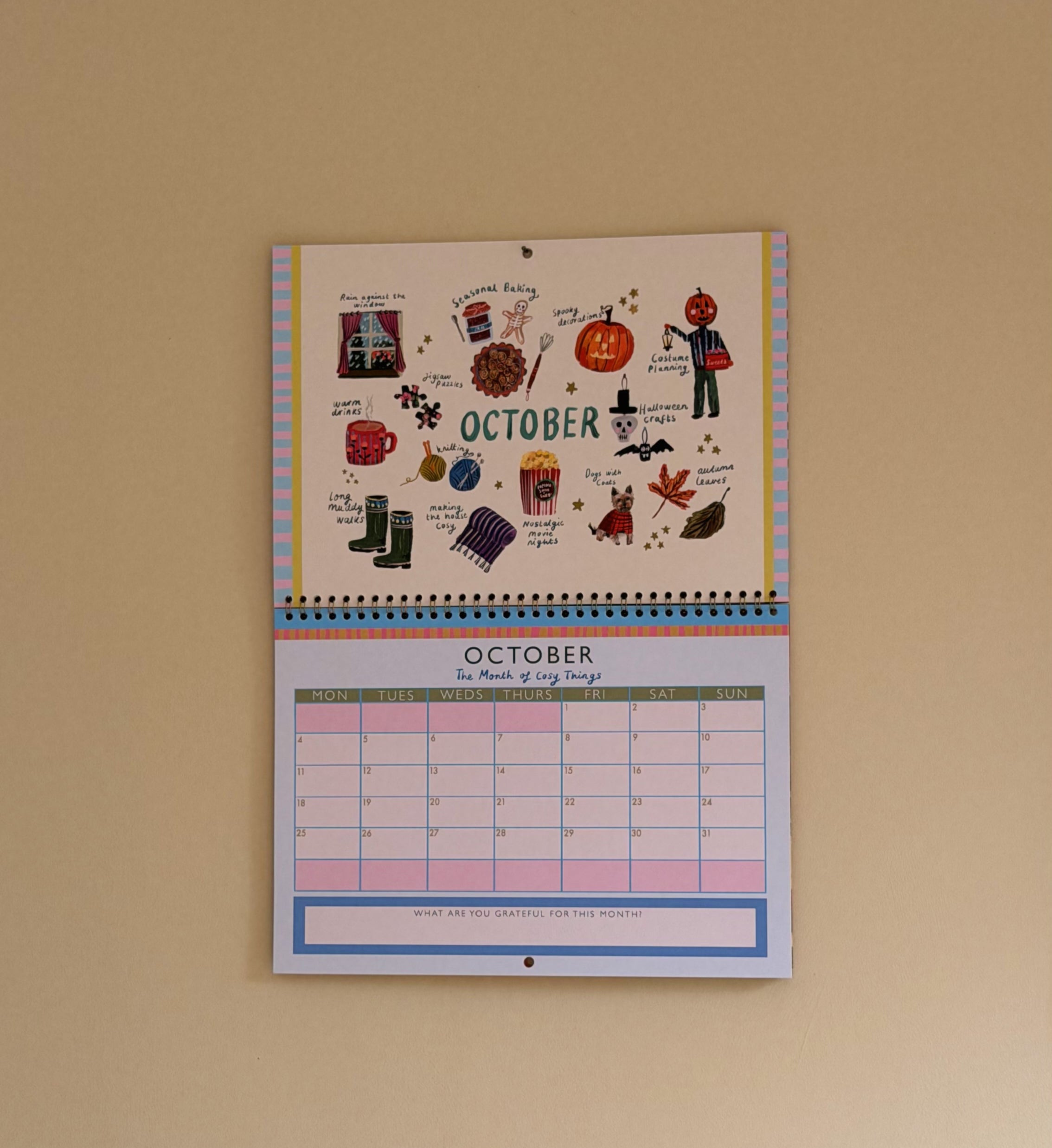 2027 "things to look forward to" A4 calendar