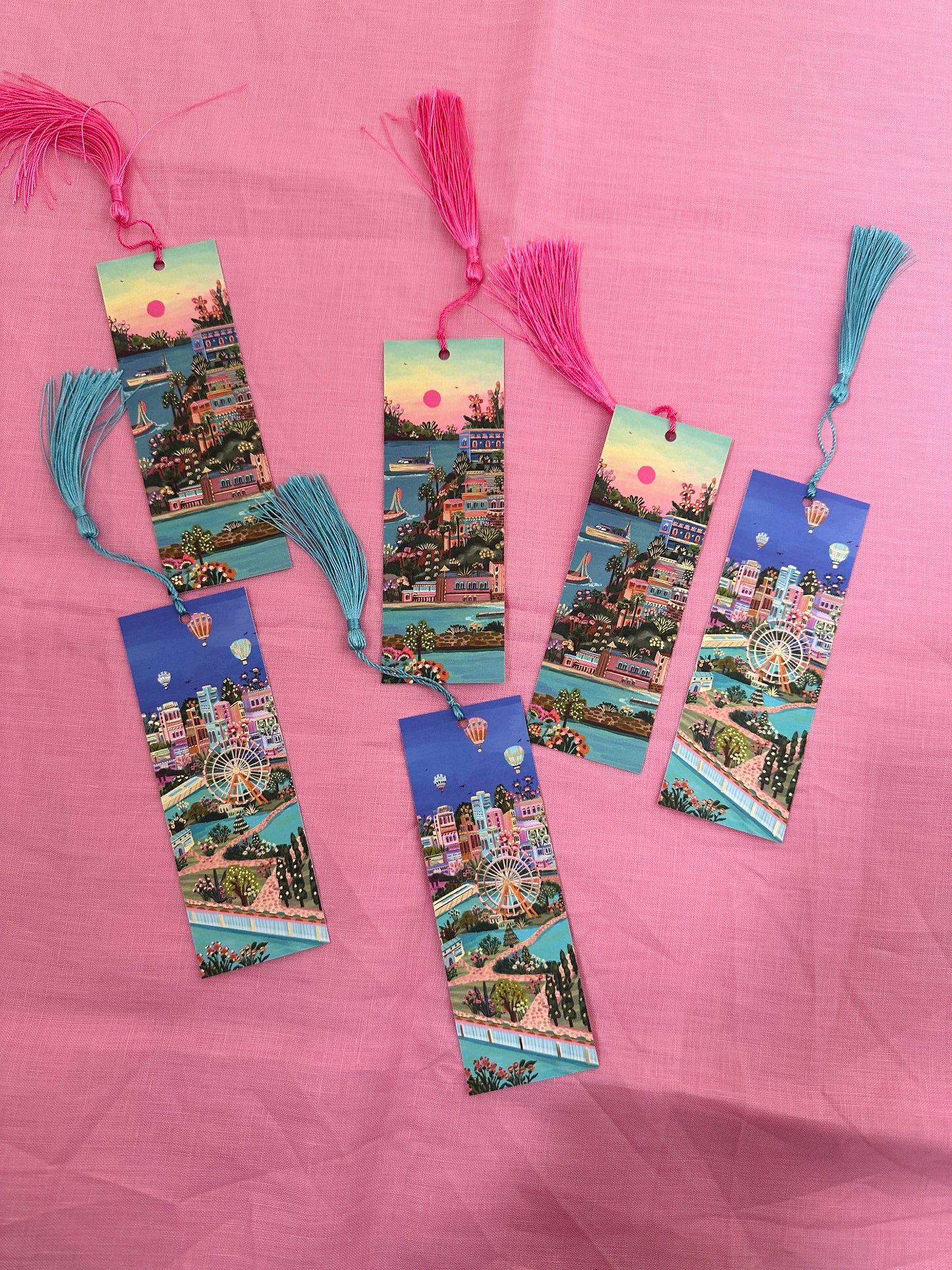 Travel Gold Foil Premium Bookmark (Set of 2)