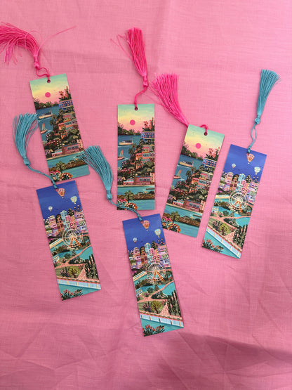 Travel Gold Foil Premium Bookmark (Set of 2)