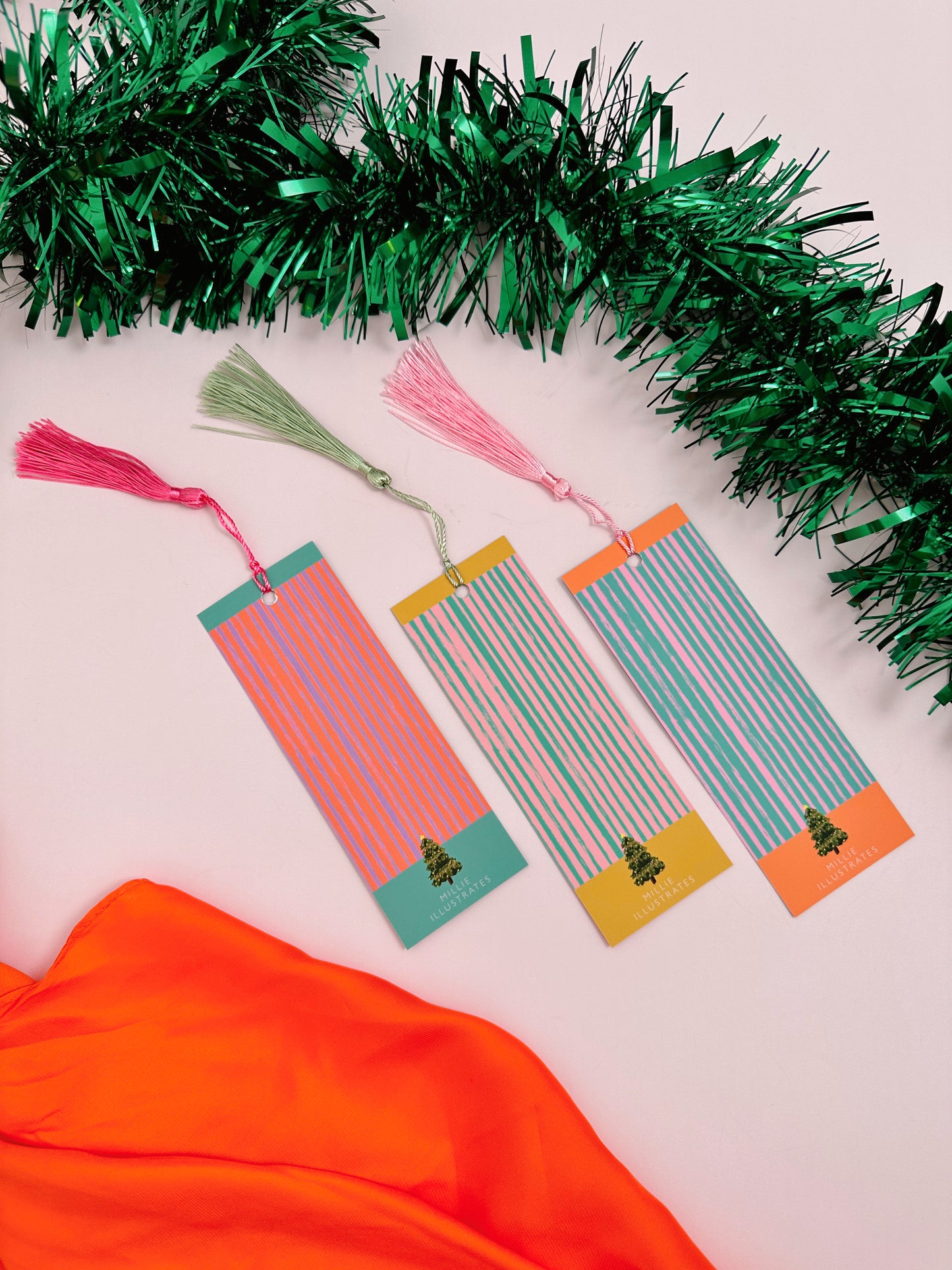 Christmas Bookmark Set of 3