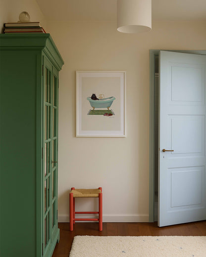 Capybara in the bath
