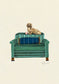 Long Haired Cream Dachshund