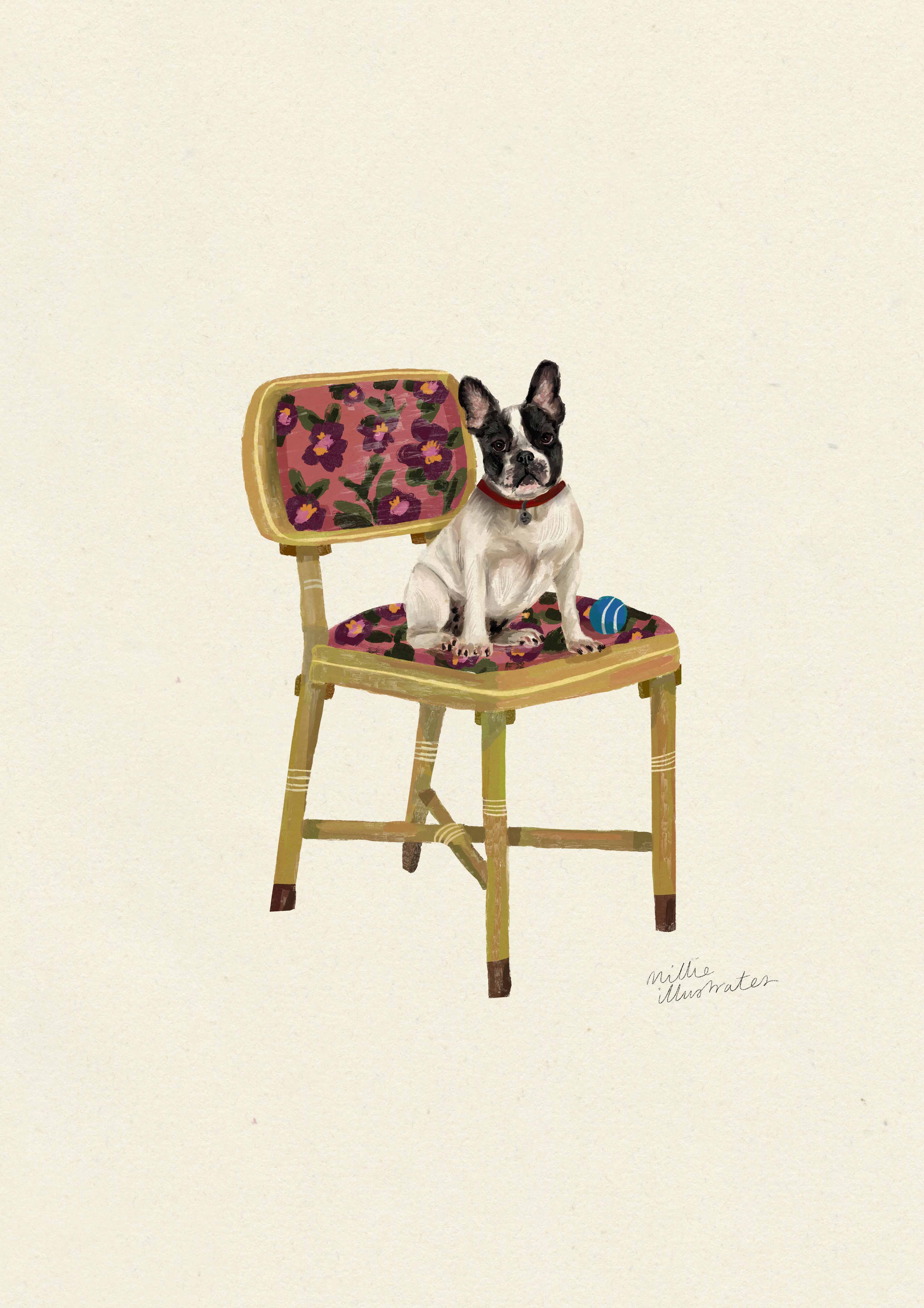 French Bulldog (Black & White)