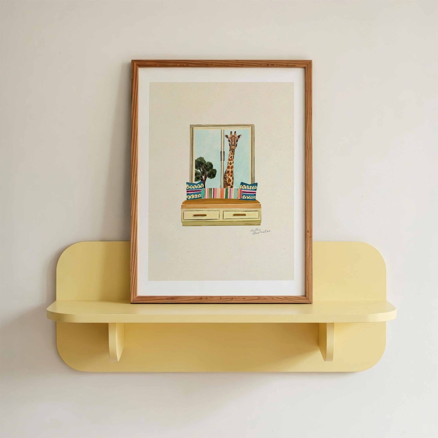 Giraffe at the Window