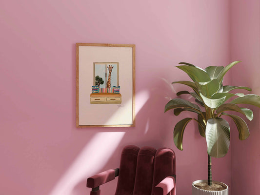 Giraffe at the Window