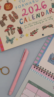 2026 "things to look forward to" A4 calendar