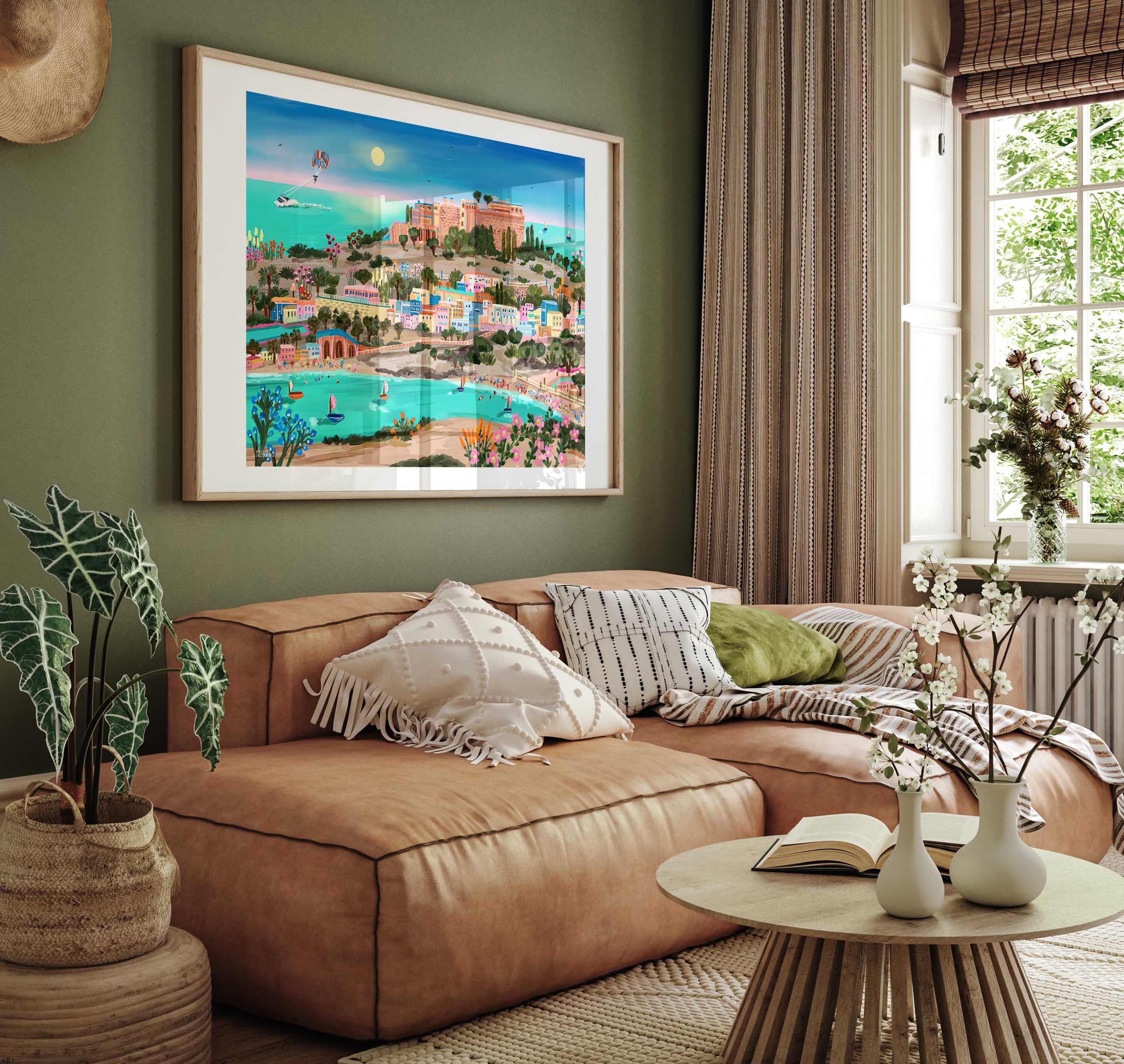 Rhodes, Lindos – Millieillustrates