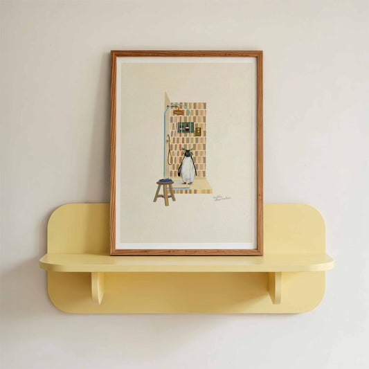 Rockhopper Penguin in the Shower